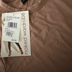 Tan new with tag !! Double material!! Beautiful just to short for me